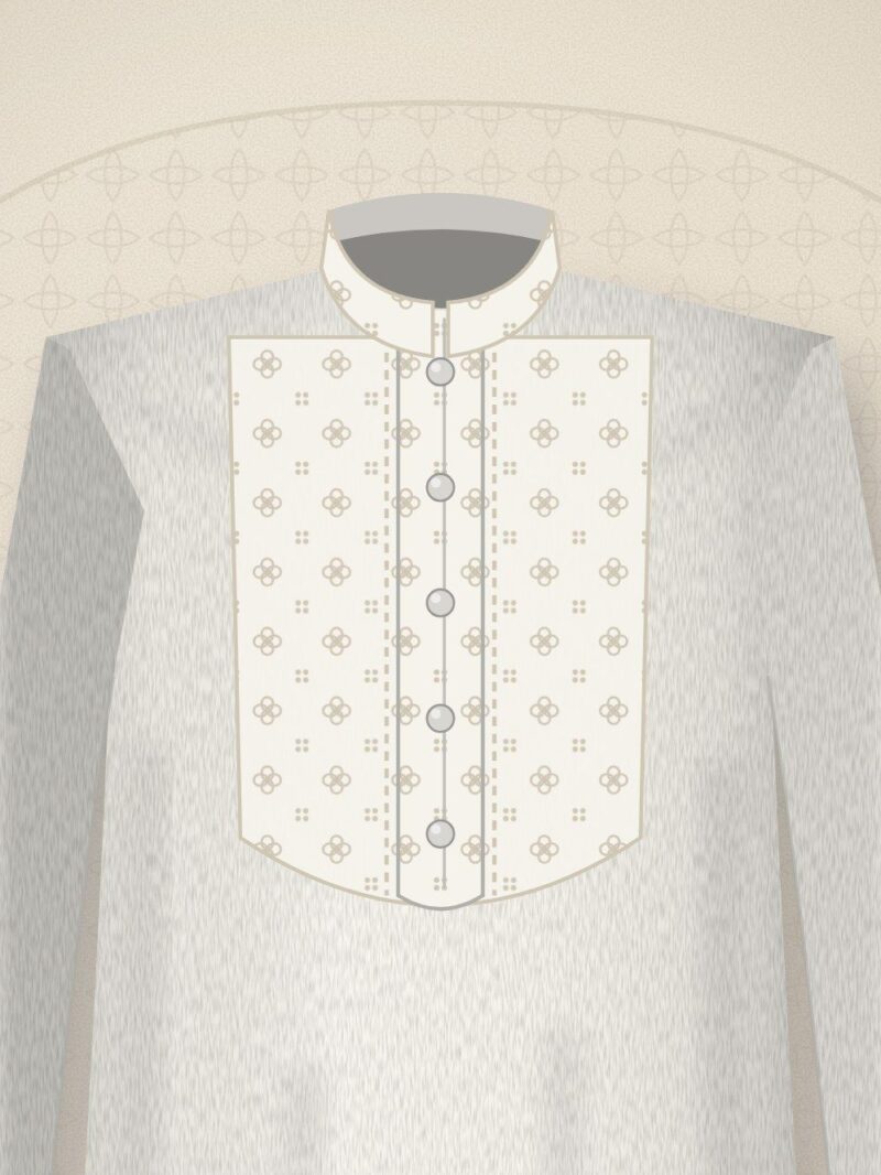 Noorani White Chikankari Punjabi