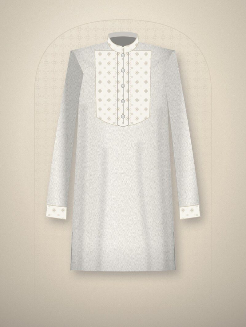 Noorani White Chikankari Punjabi