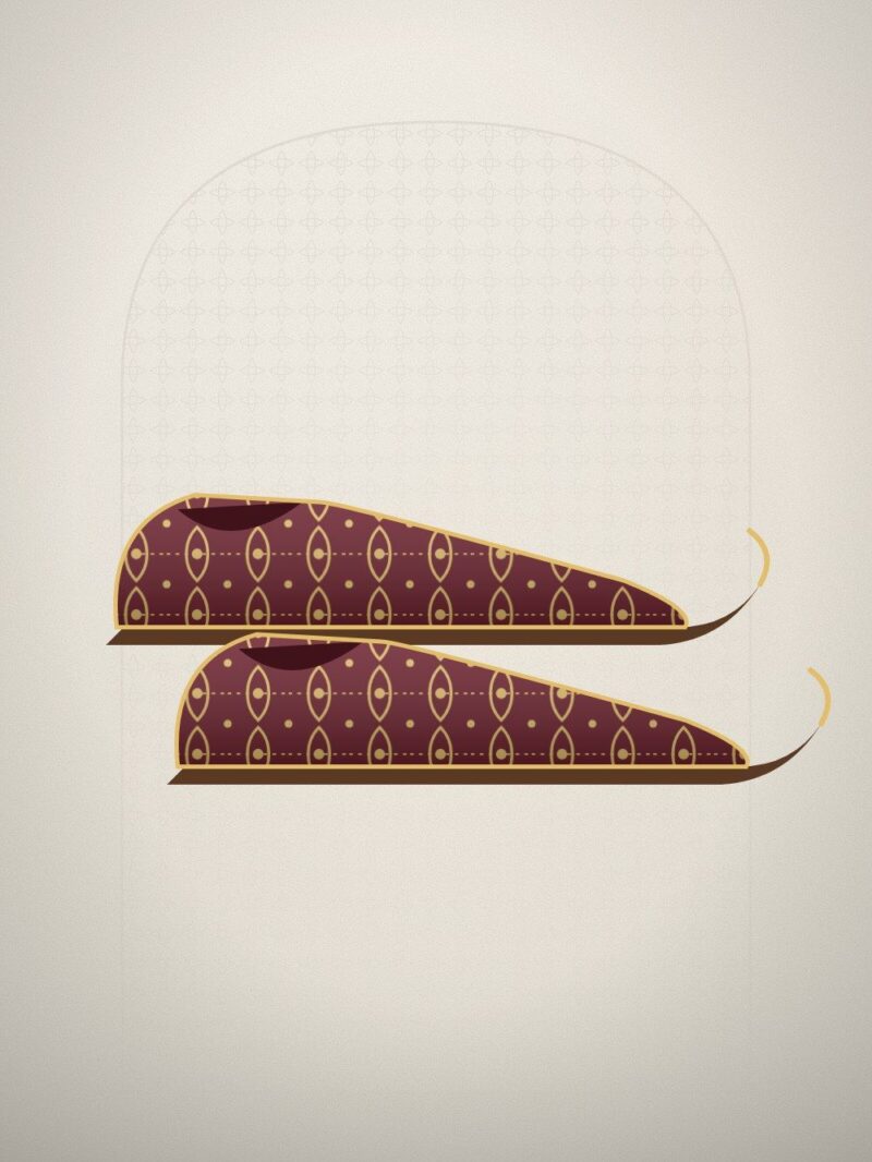 Zafran Embroidered Maroon Nagra