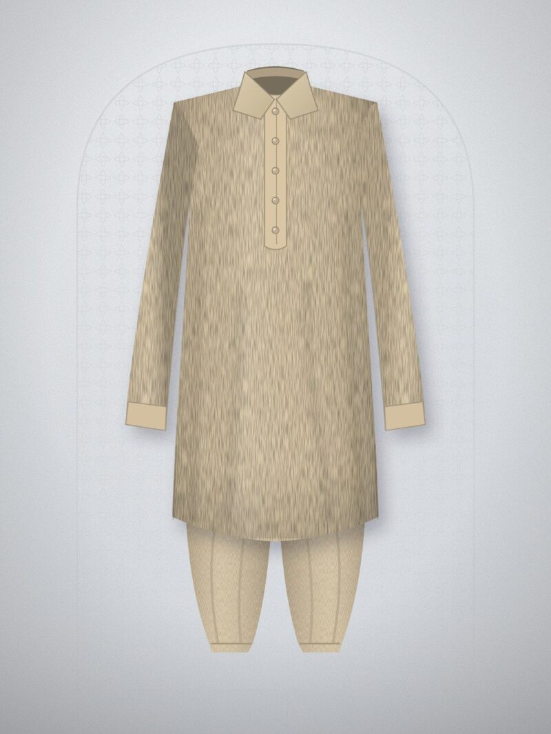 Kaarigar Sand Linen Kabli Set