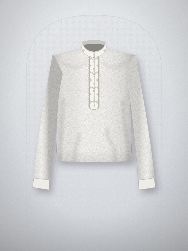 Taanbaan White Short Kurta